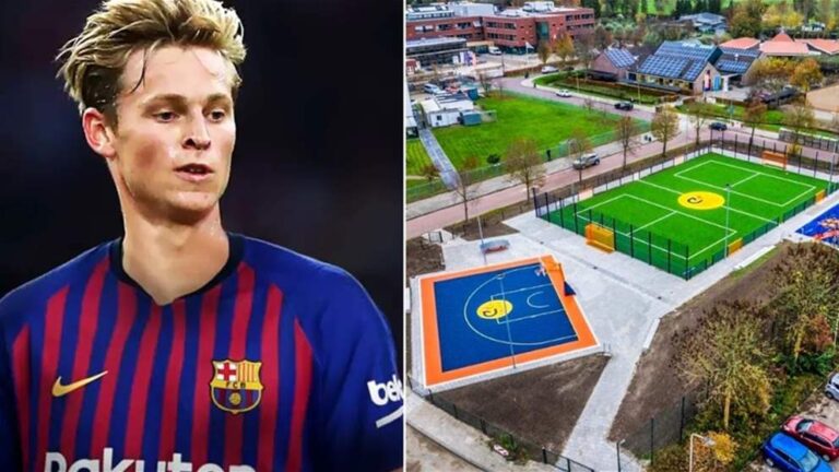 دي يونغ يفتتح "ملاعب كرويف" في مسقط رأسه